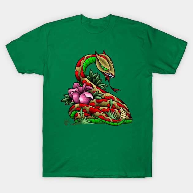 snake in the grass T-Shirt by jobyc